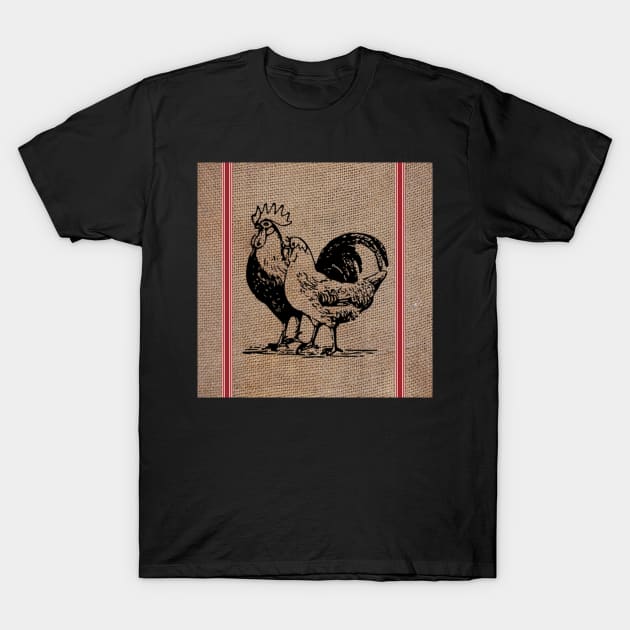 Chicken & Rooster Farmhouse Home Decor Gifts T-Shirt by tamdevo1